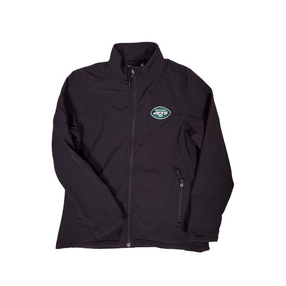 Dunbrooke Jackets & Blazers - Women’s M New York Jets Dunbrooke Black Full Zip Jacket Embroidered NFL